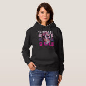 Neon-Schädel Hoodie (Vorne ganz)