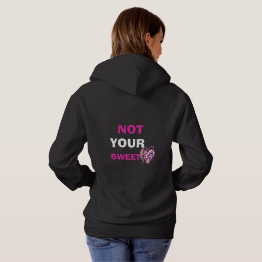 Neon-Schädel Hoodie (Schwarz voll)