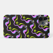 Neon-Schallwelle Case-Mate iPhone Hülle (Rückseite (Horizontal))