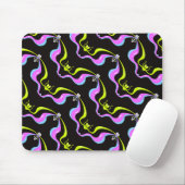Neon-Schallwelle Mousepad (Mit Mouse)