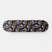 Neon-Schallwelle Skateboard (Horizontal)