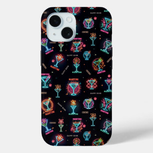 Neon-Schild Space Age Atomic Martini Cocktails Dru Case-Mate iPhone Hülle