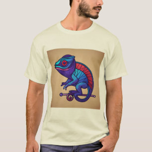 Neon-Schleier Chamäleon. T-Shirt