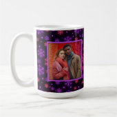 Neon-Schneeflocken Kaffeetasse (Links)