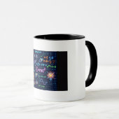 Neon Science Equations Coffee Mug | Physics Math S Tasse (VorderseiteRechts)