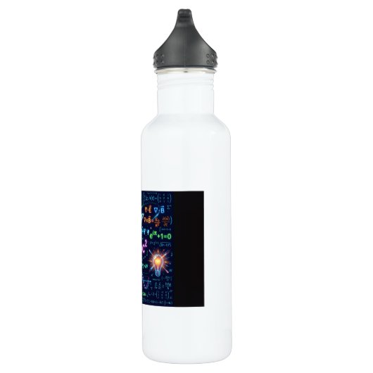 Neon Science Equations Water Bottle | Physics Math Edelstahlflasche (Rechts)