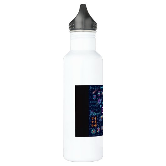 Neon Science Equations Water Bottle | Physics Math Edelstahlflasche (Links)