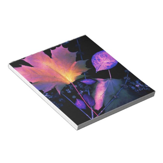Neon Scrapbook Paper vom Herbst Notizblock (angewinkelt)