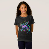 Neon Sea Dragon – Surreal Ocean Art T-Shirt (Vorne ganz)
