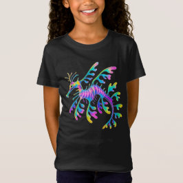 Neon Sea Dragon – Surreal Ocean Art T-Shirt