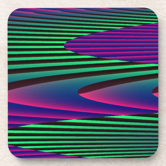 Neon Seas Cork Untersetzer (Vorderseite)