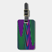 Neon Seas Custom Luggage Tag Gepäckanhänger (Vorderseite vertikal)