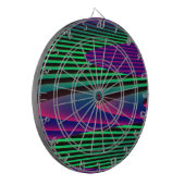 Neon Seas Dart Board Dartscheibe (Vorderseite Links)