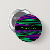 Neon Seas Individuelle Name Button (Vorne & Hinten)