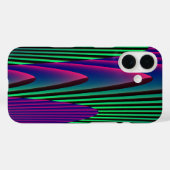 Neon Seas iPhone Case (Rückseite (Horizontal))