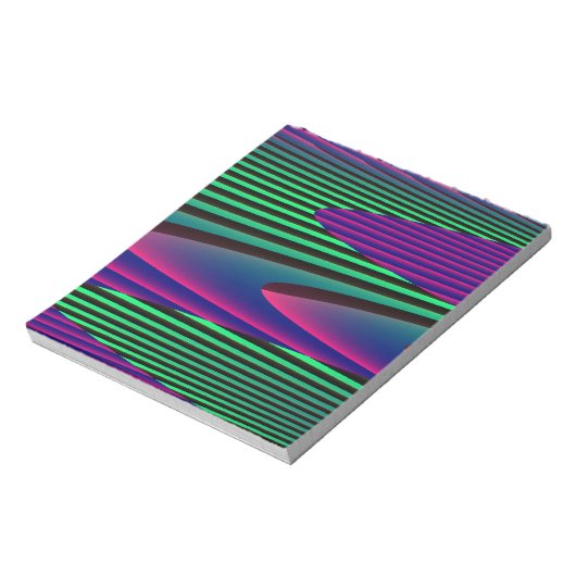 Neon Seas Notepad Notizblock (Rotiert)