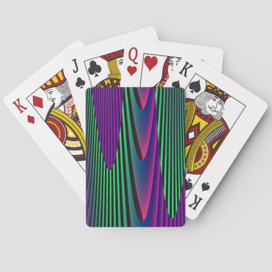 Neon Seas Playing Cards Spielkarten (Rückseite)