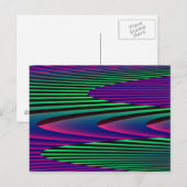 Neon Seas Postcard Postkarte (Vorne/Hinten)