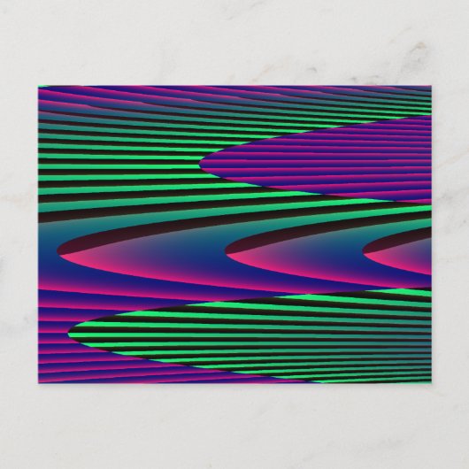 Neon Seas Postcard Postkarte (Vorderseite)