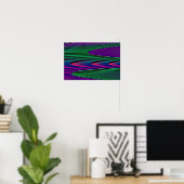 Neon Seas Poster (Heimbüro)