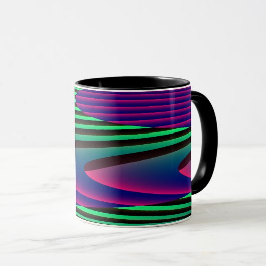 Neon Seas Tasse (VorderseiteRechts)