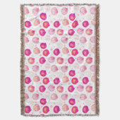 Neon Seashells - Nahtloses Küstenmuster Decke (Vorderseite Vertikal)