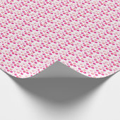 Neon Seashells - Nahtloses Küstenmuster Geschenkpapier (Ecke)