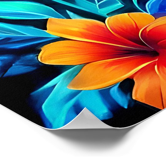 Neon Seaside Beacon 3 Poster (Ecke)