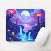 Neon-Seeblick Mousepad (Mit Mouse)