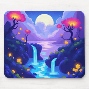 Neon-Seeblick Mousepad