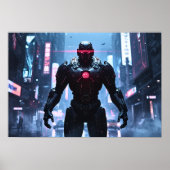 Neon Sentinel: Guardian of the Electric City Poster (Vorne)
