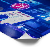 Neon Seoul Poster (Ecke)