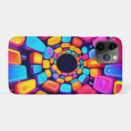 Neon Shapes Abstrakt Tunnel Art Case-Mate iPhone Hülle