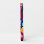 Neon Shapes Abstrakt Tunnel Art Case-Mate iPhone Hülle (Hinten/Links)