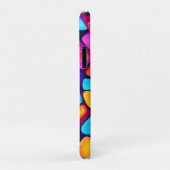 Neon Shapes Abstrakt Tunnel Art Case-Mate iPhone Hülle (Hinten/Rechts)