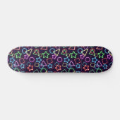 Neon Shapes Skateboard (Horizontal)