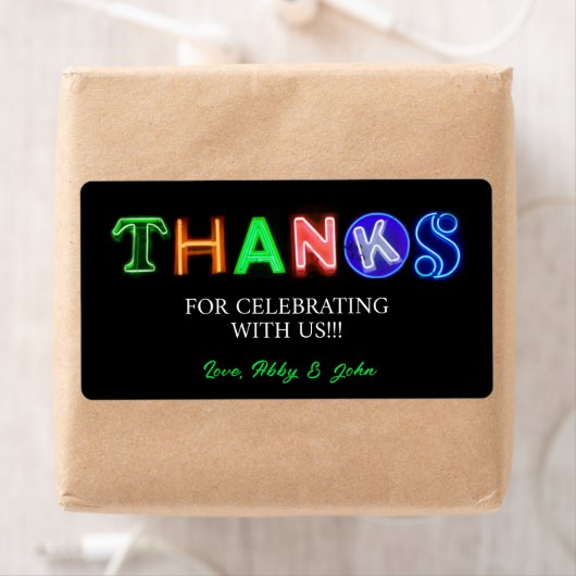Neon Sign Glow im Dunklen Party Danke Geschenk (Insitu)