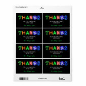 Neon Sign Glow im Dunklen Party Danke Geschenk (Vorne)