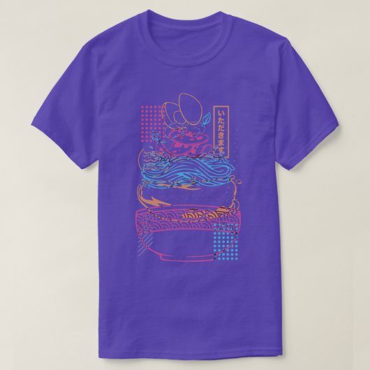 Neon Sign Noodles Ramen von Tobe Fonseca T-Shirt (Design vorne)