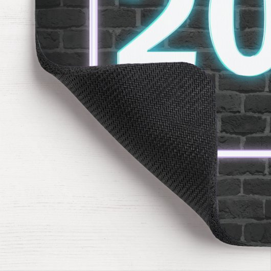 Neon Sign On Brick for 2026 Mousepad (Ecke)