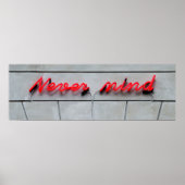 Neon Sign Poster (Vorne)