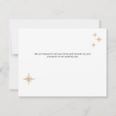 Neon Sign Vegas Wedding Vielen Dank Mitteilungskarte (Rückseite)