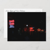 Neon Signs of New Orleans Postkarte (Vorne/Hinten)