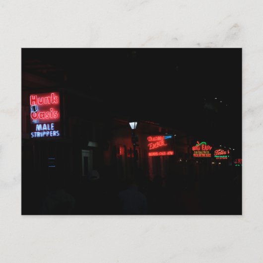 Neon Signs of New Orleans Postkarte (Vorderseite)