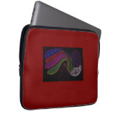 Neon-Silhouette-Laptophülle Laptopschutzhülle (Vorne Rechts)