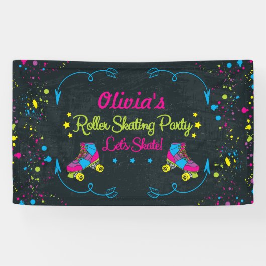 Neon, Skate Party Banner (Horizontal)
