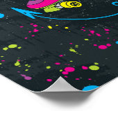Neon Skate Party Poster (Ecke)