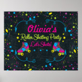 Neon Skate Party Poster (Vorne)