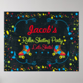 Neon Skate Party Poster (Vorne)