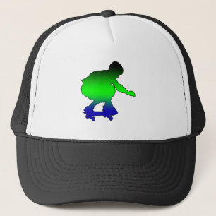 Neon-Skateboarder-Hut Truckerkappe